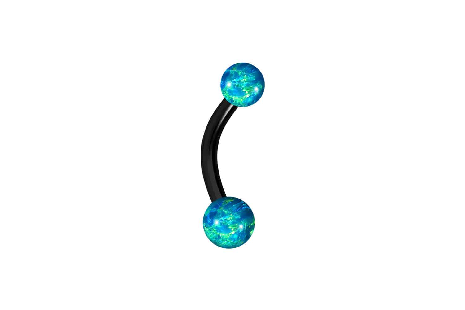 Titan Mini Bananabell Piercing SYNTHETISCHE OPALE